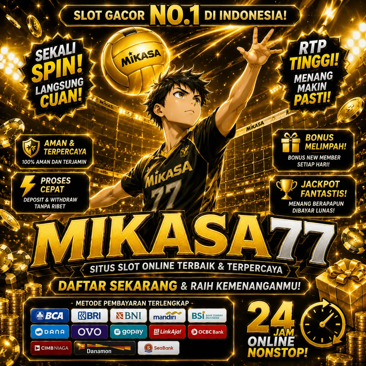 MIKASA77 Banner